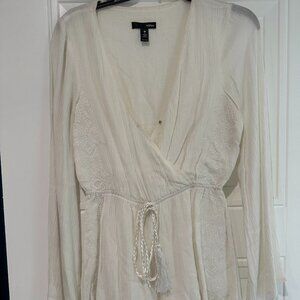 AQUA Long Sleeve Romper